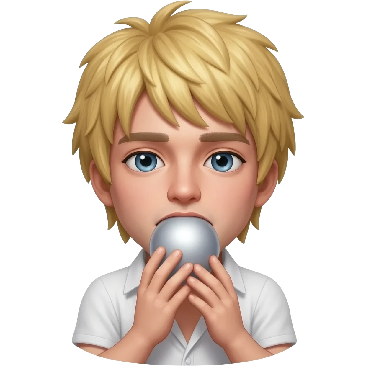 Sissy boy crossdress submission slave ball in mouth wig emoji