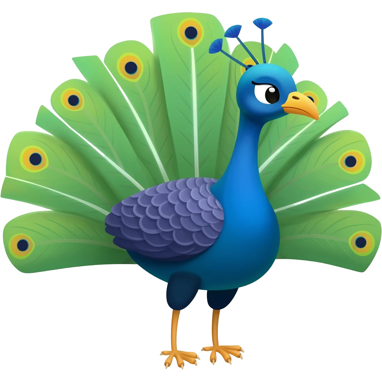 Peacock emoji