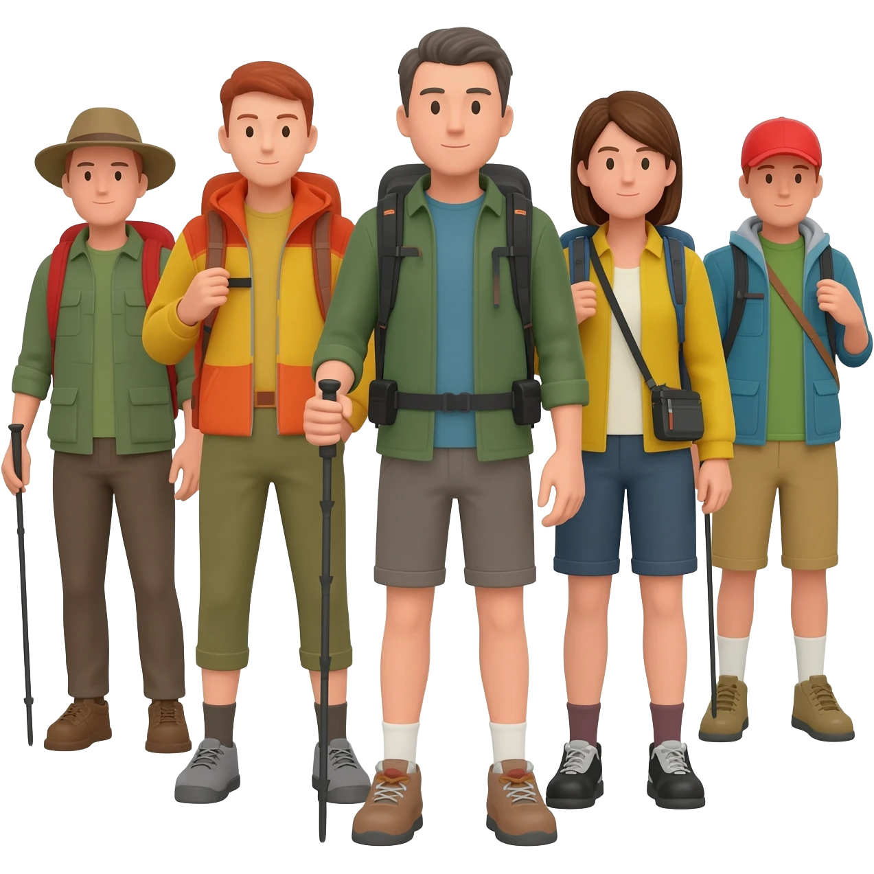 The active explorers emoji