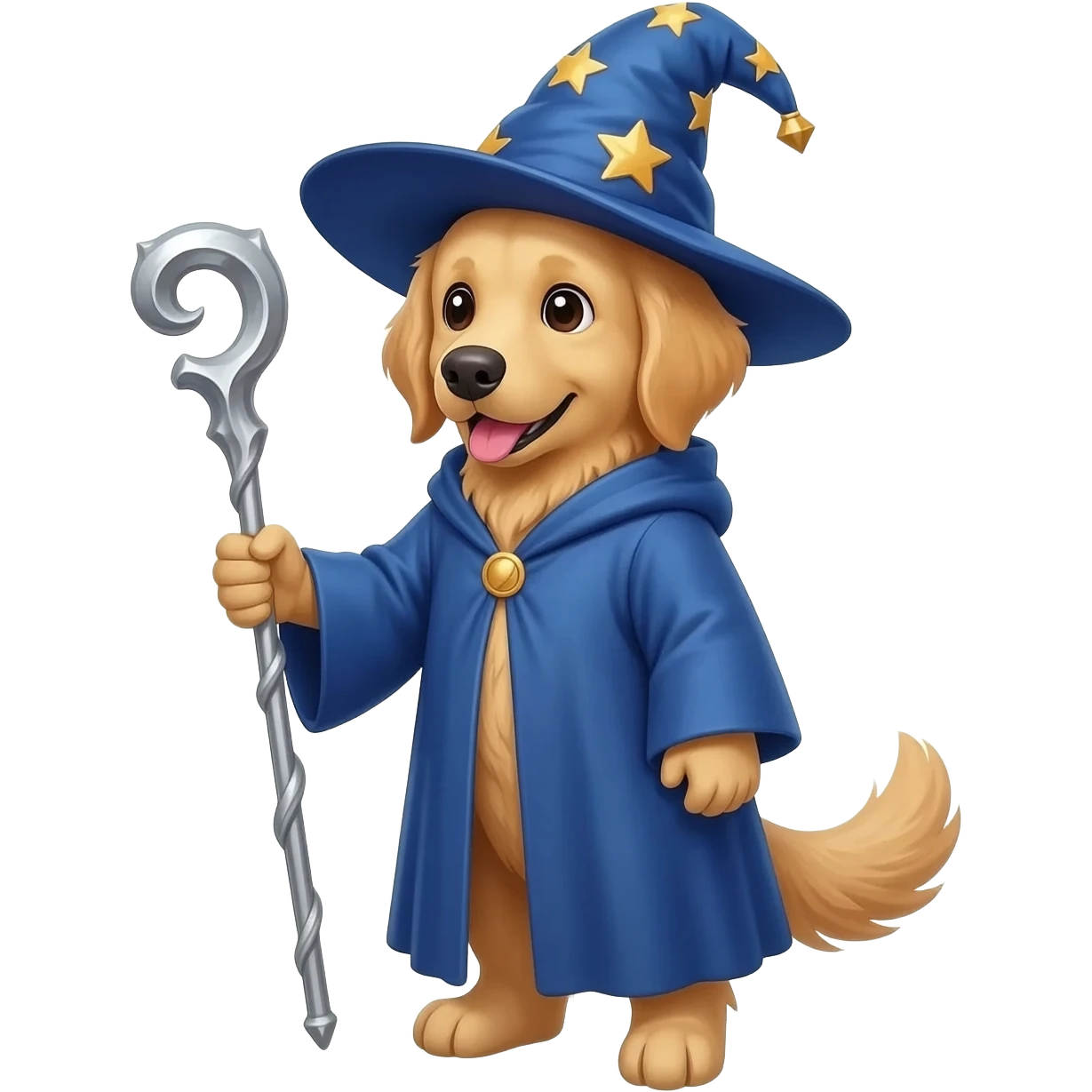 Dog wizard emoji