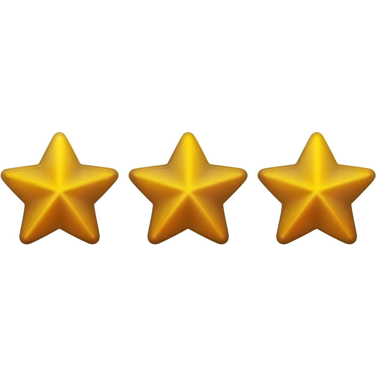 3 stars rank emoji