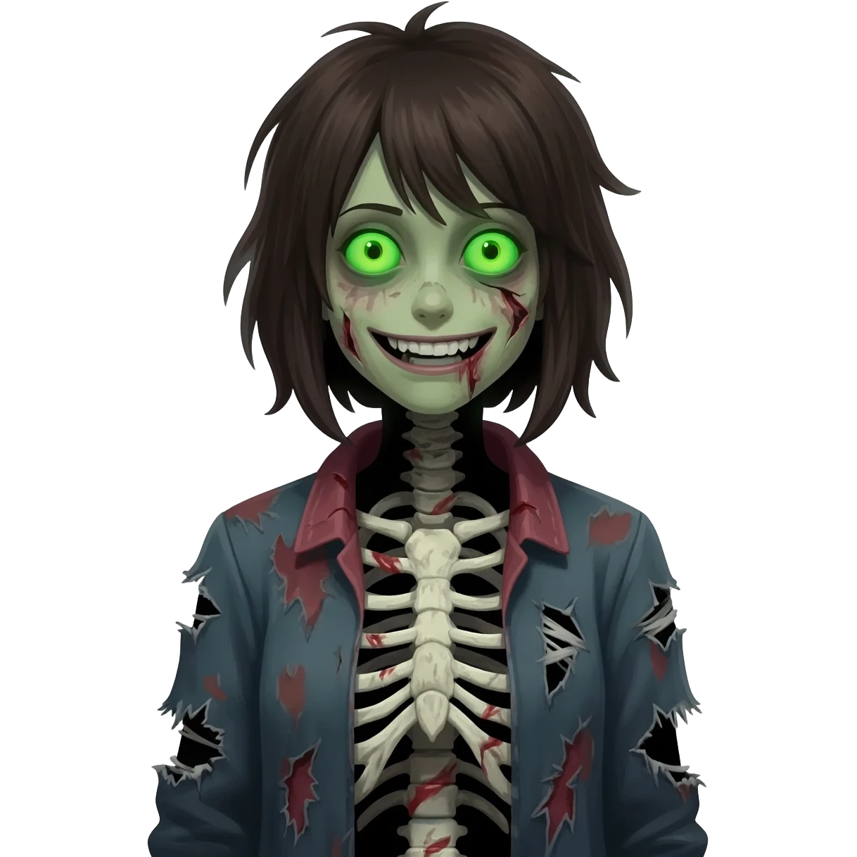 zombie girl emoji