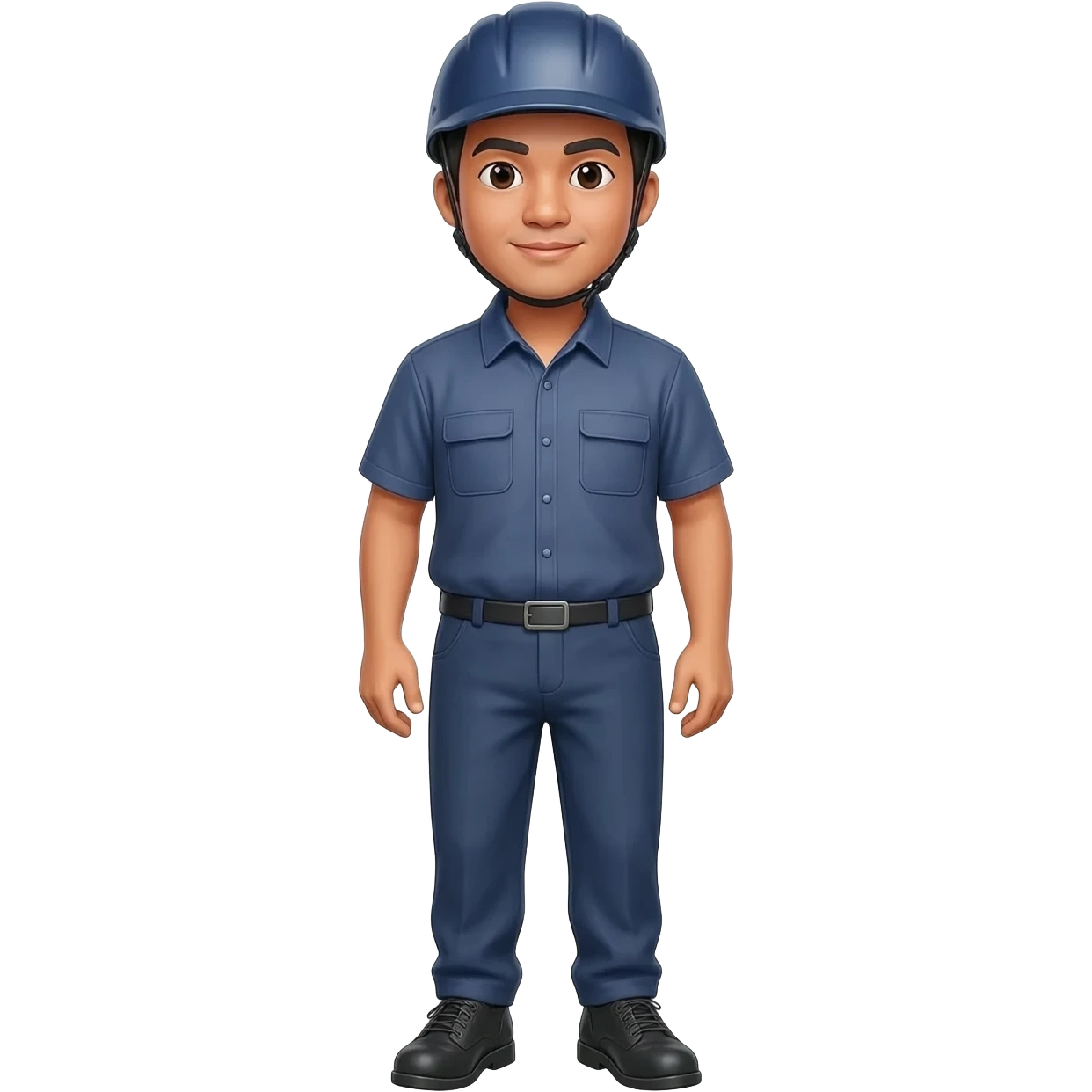 Filipino man Glass Supplier With Helmet and shoes pants  emoji