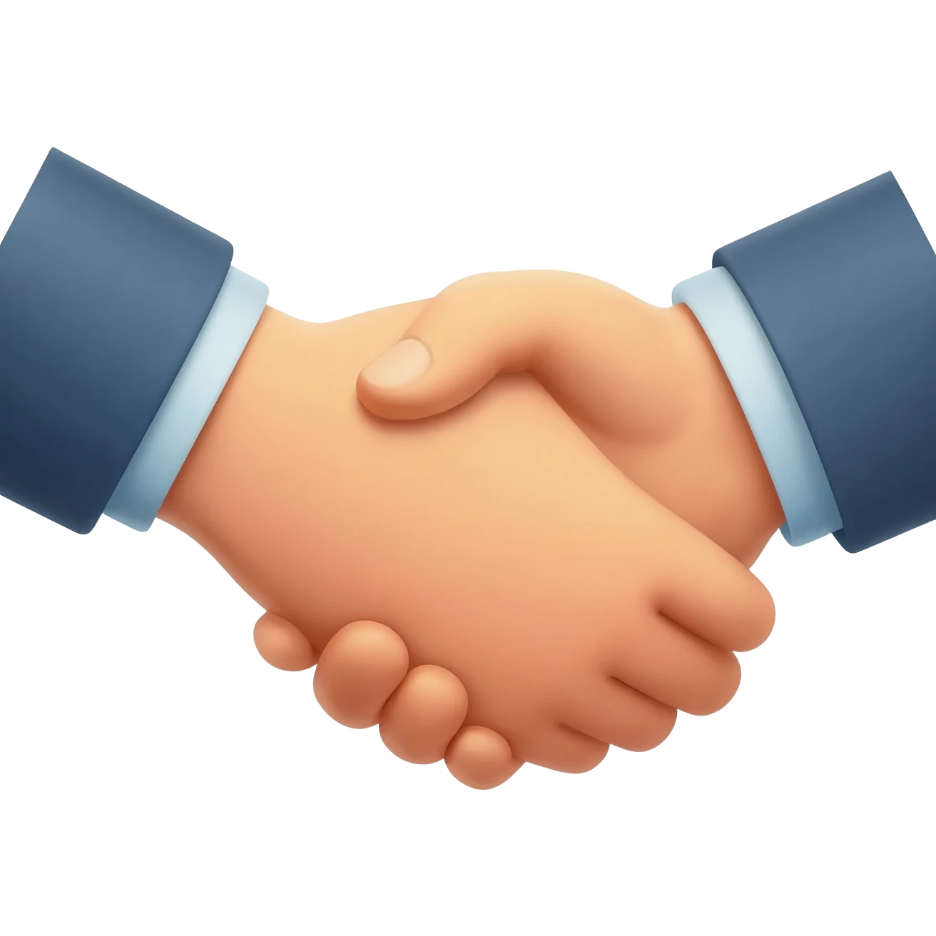 Manos haciendo trato emoji