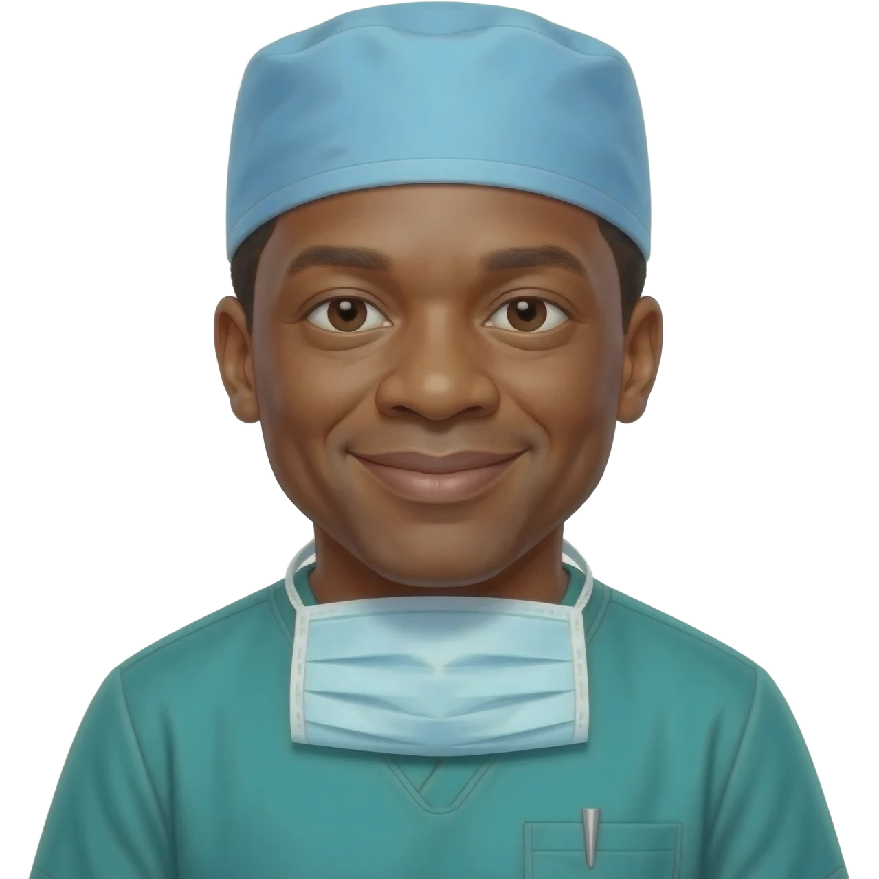 Eddie Murphy dress up as a Surgeon emoji