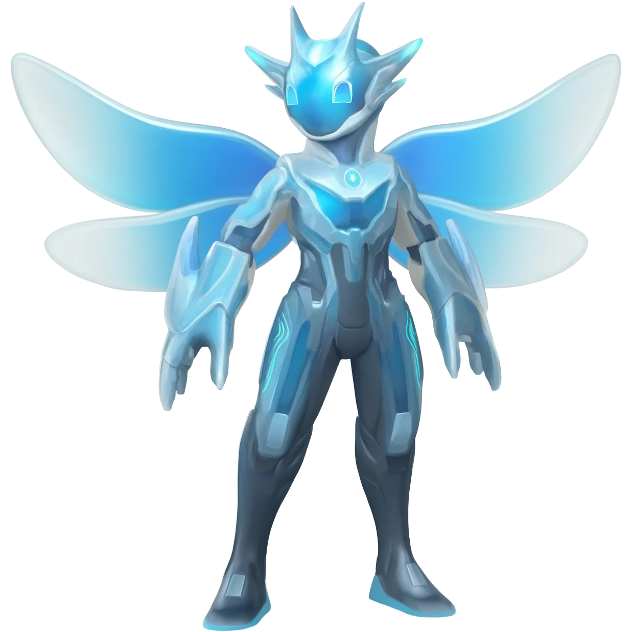 Futuristic Ethereal Modern Fakémon-creature-hybrid Full Body emoji