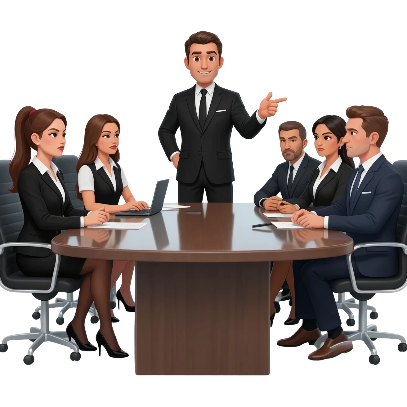 masculine authority to control her girls and deal with aggressive competitors and club managers. emoji