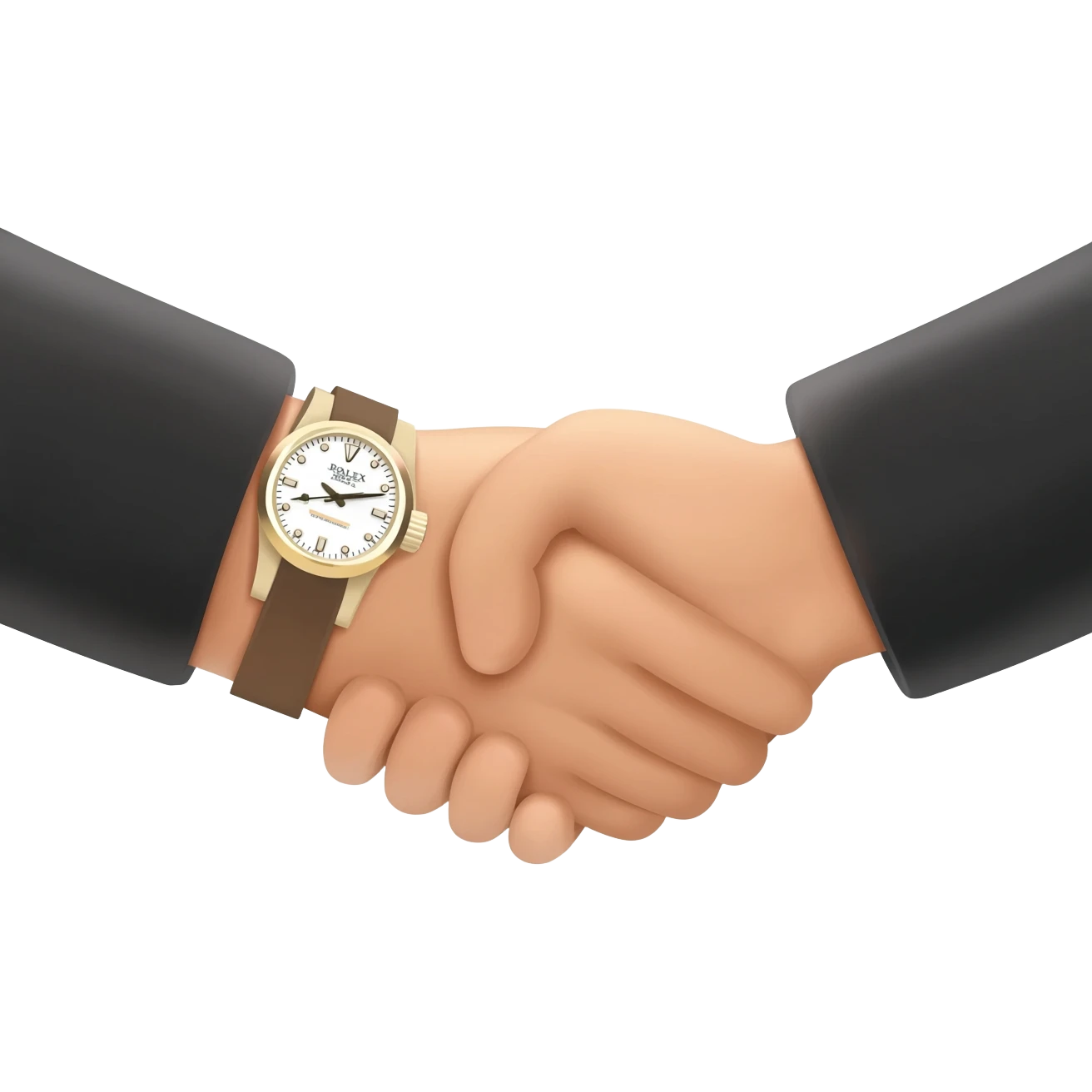 Handshake Rolex emoji