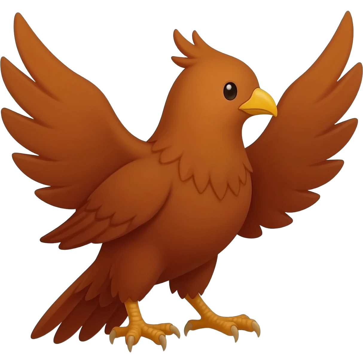 brown phoenix emoji