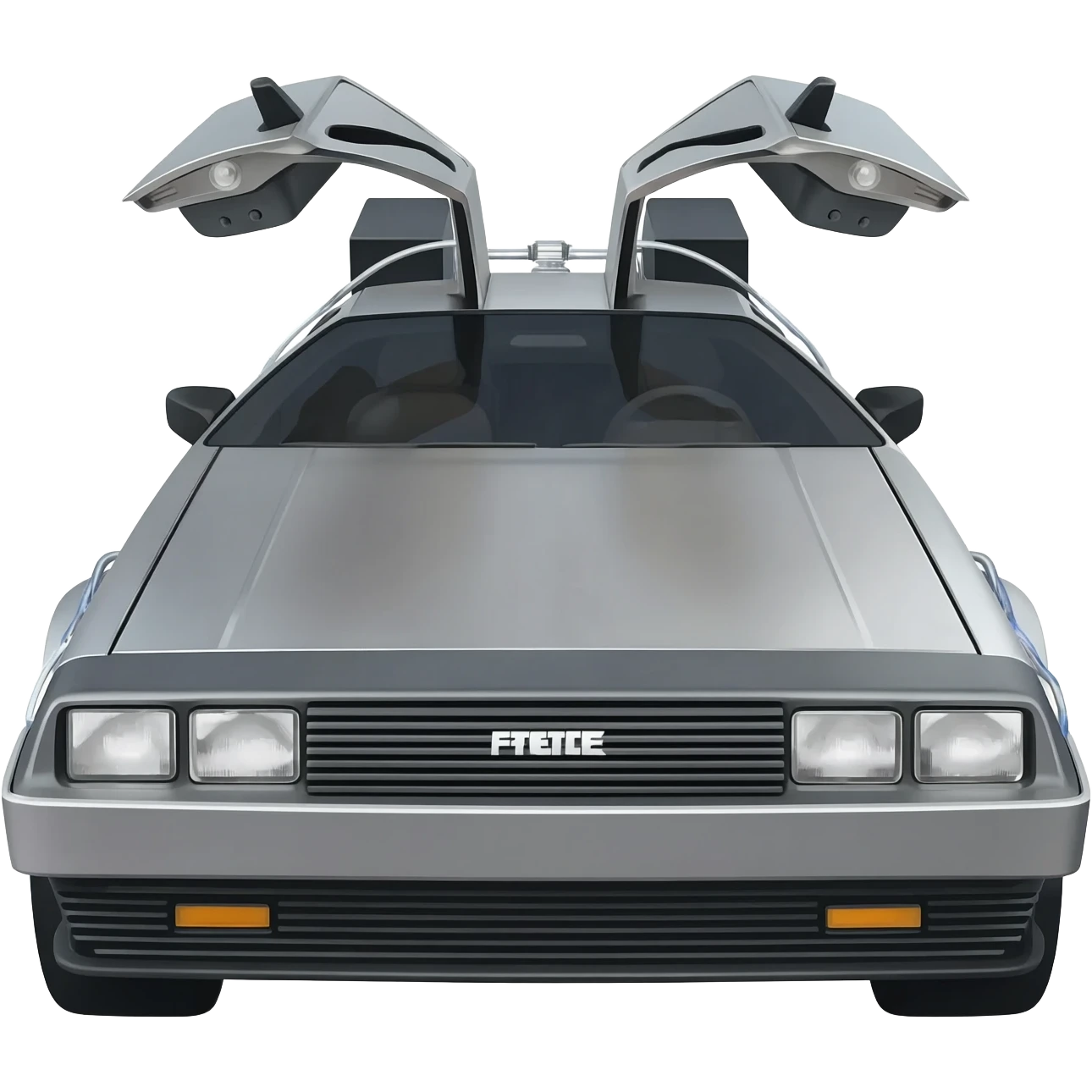 DeLorean Time Machine from Back to the Future emoji