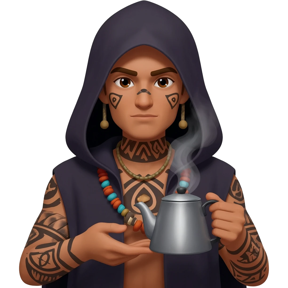 Witch doctor coffee pot emoji