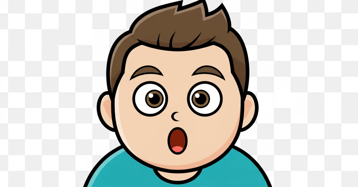 Стиль - мультяшный emoji. Фон прозрачный emoji