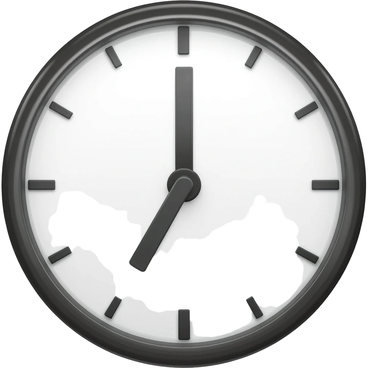 clock without hands emoji