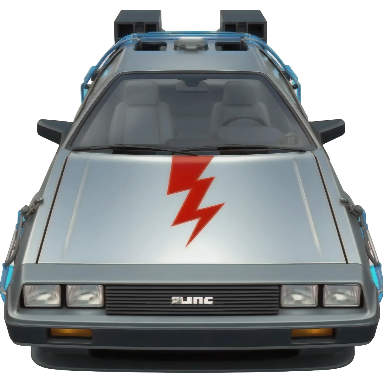 DeLorean Time Machine from Back to the Future emoji