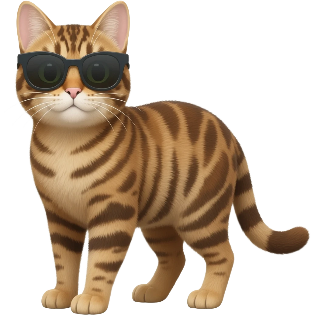 Cat wearing sunglasses emoji