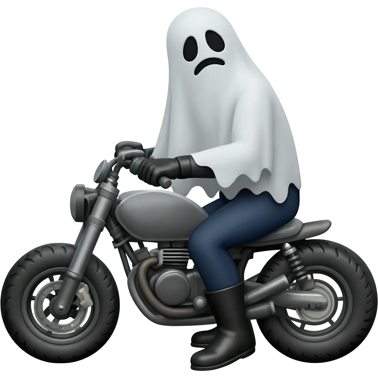 Motoqueiro fantasma emoji