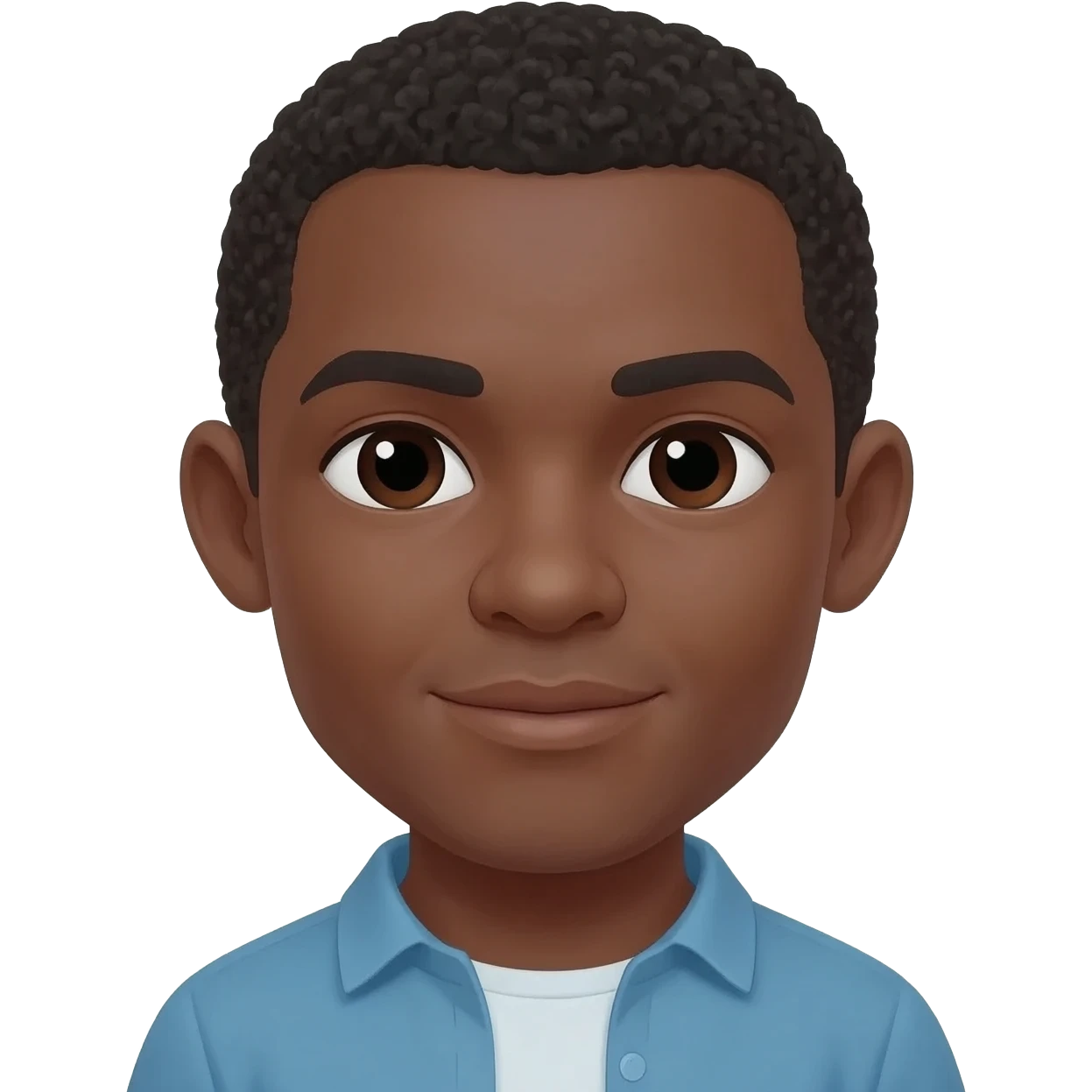 Black guy face emoji
