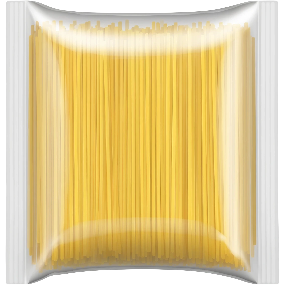 Vermicelli in nylon transparent packaging emoji