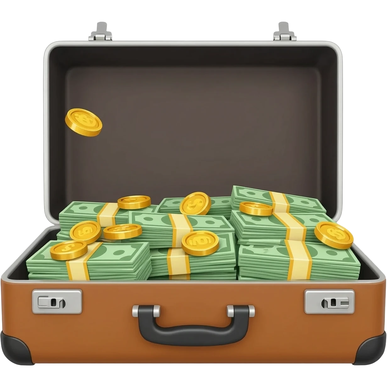 emoji  maleta con dinero emoji