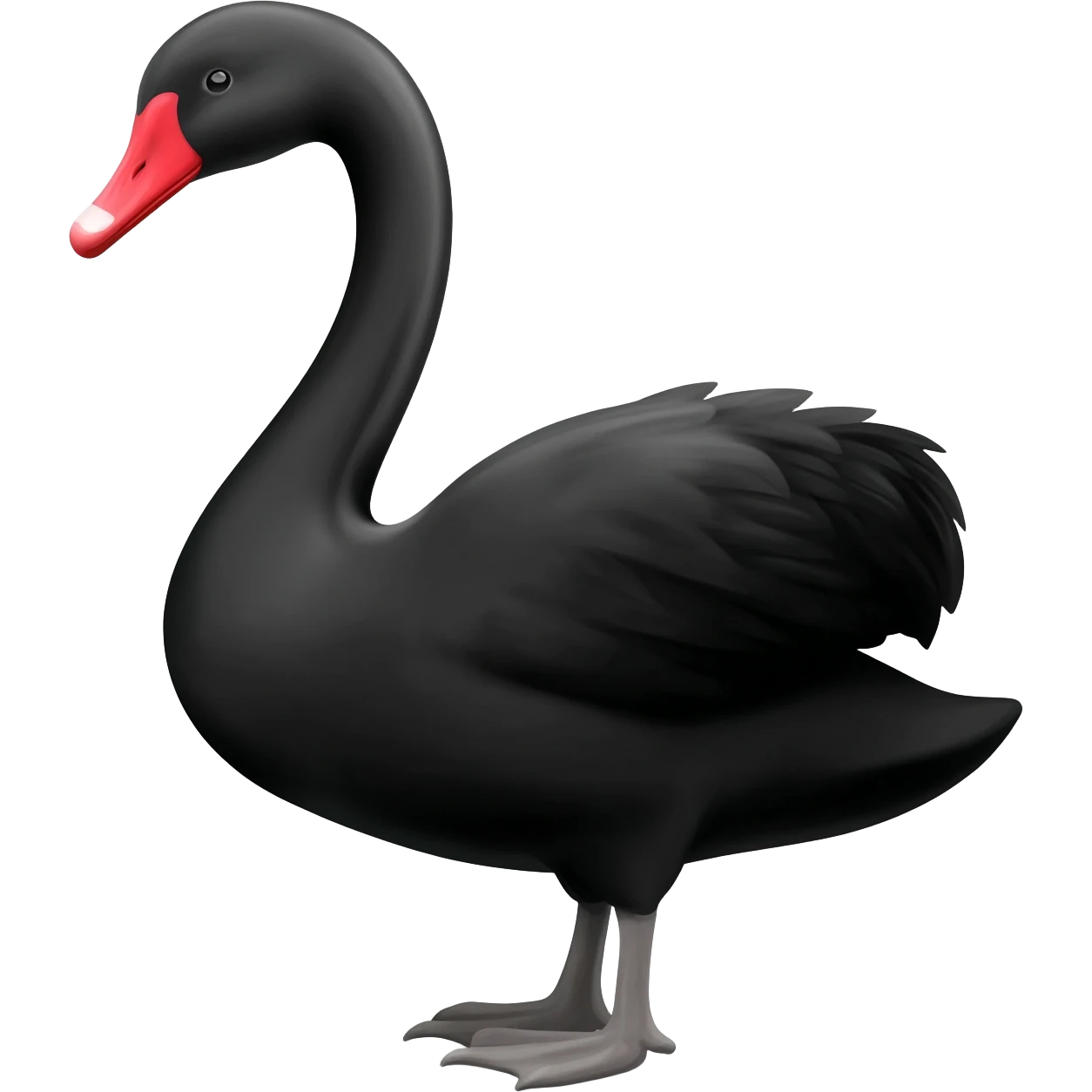 Black swan emoji