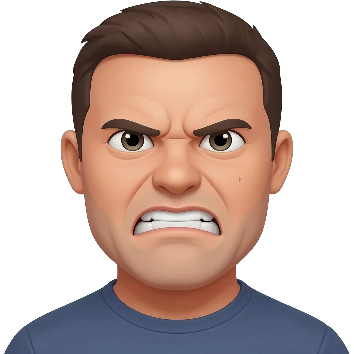 Hombre insultando emoji