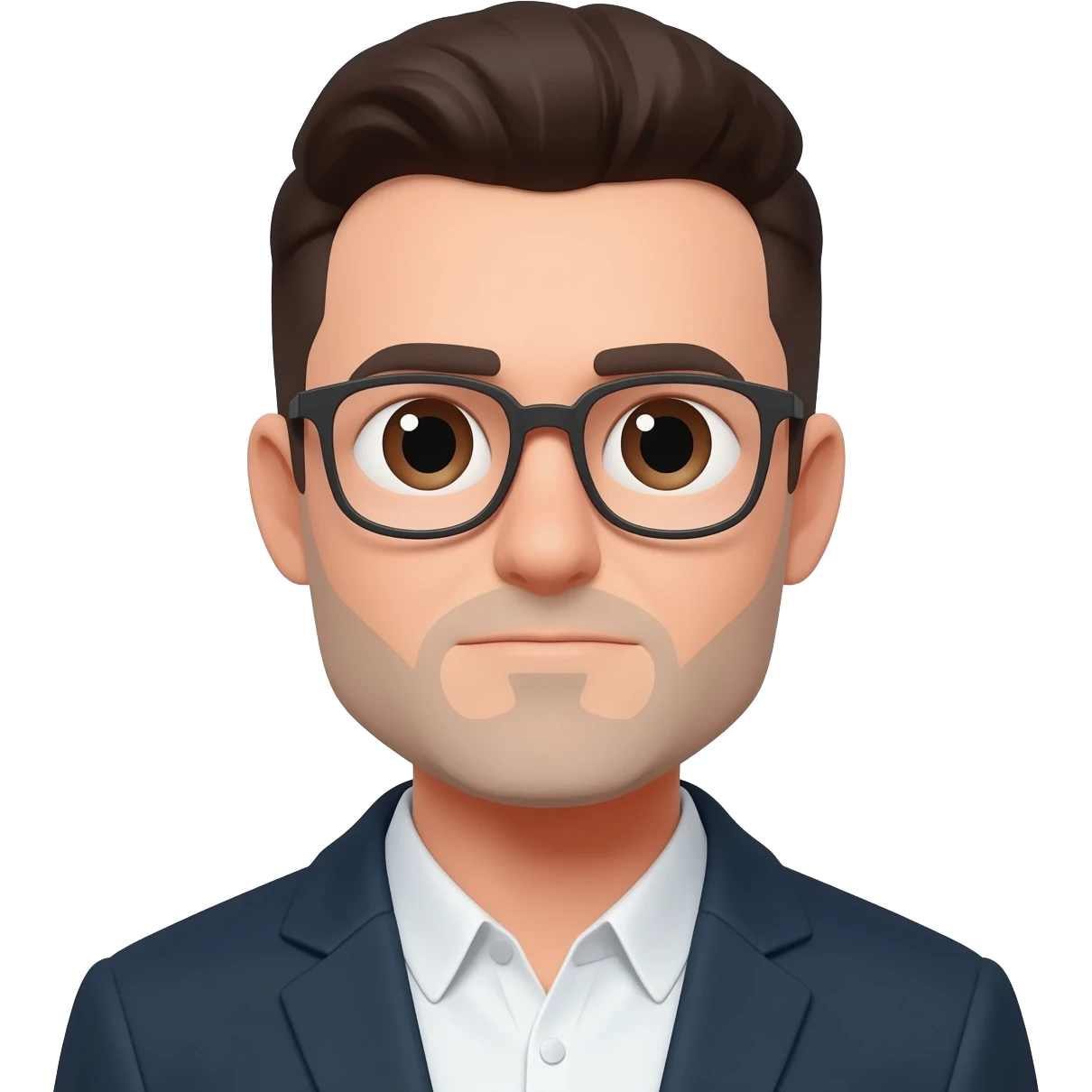 Hombre con anteojos emoji