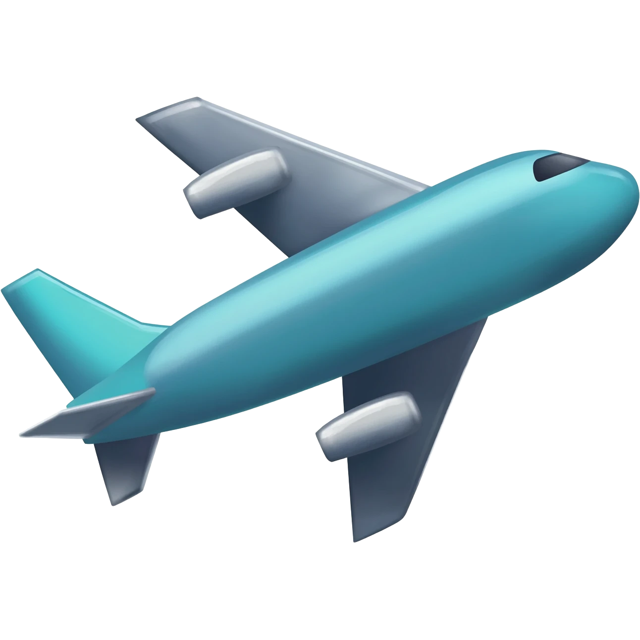 Crea un emoji de un avión emoji