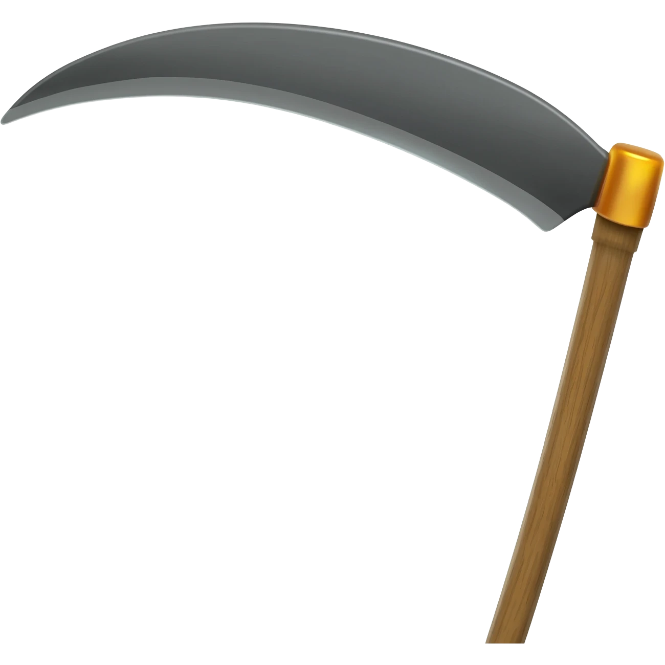 with a scythe emoji