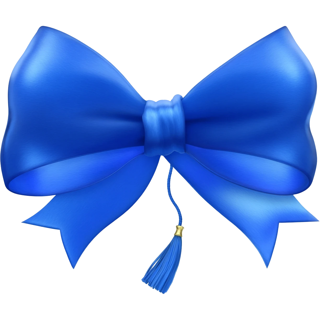 blue ribbon bow emoji