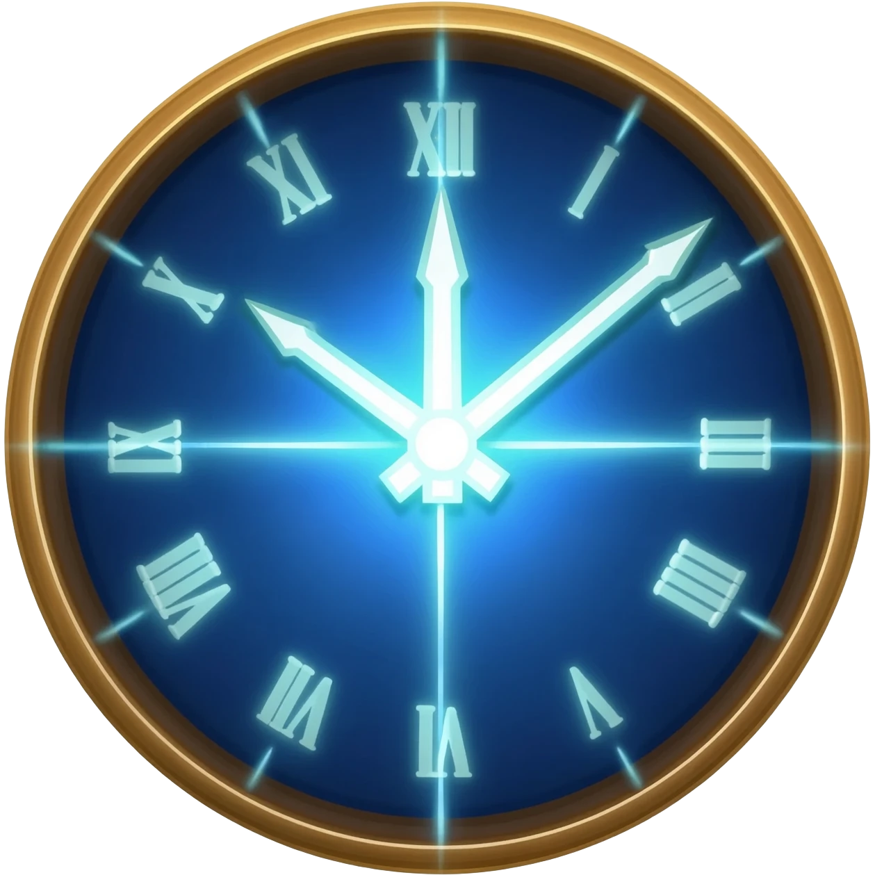 massive enchanted hour dial releasing beams of time energy emoji