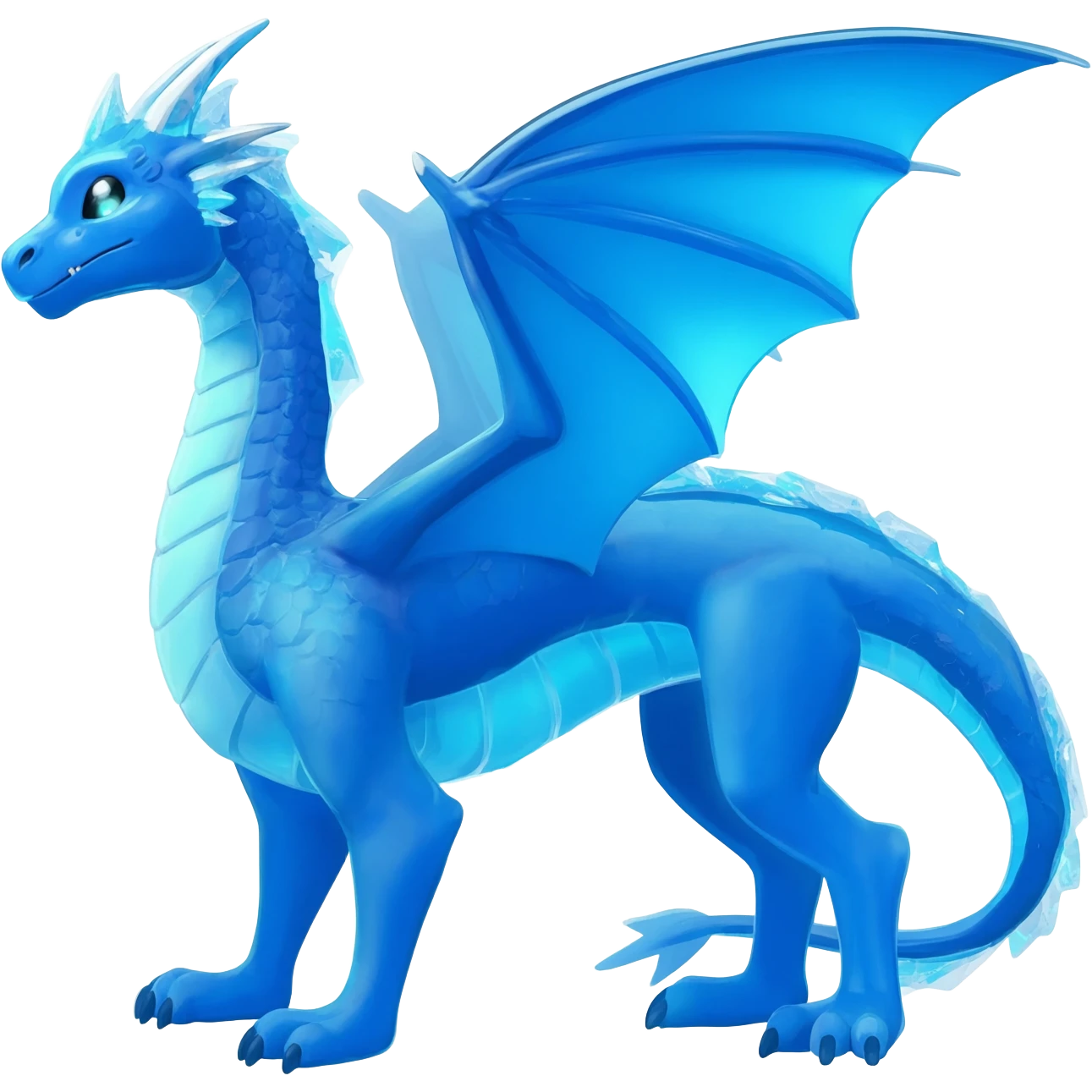 Create a ice dragon emoji