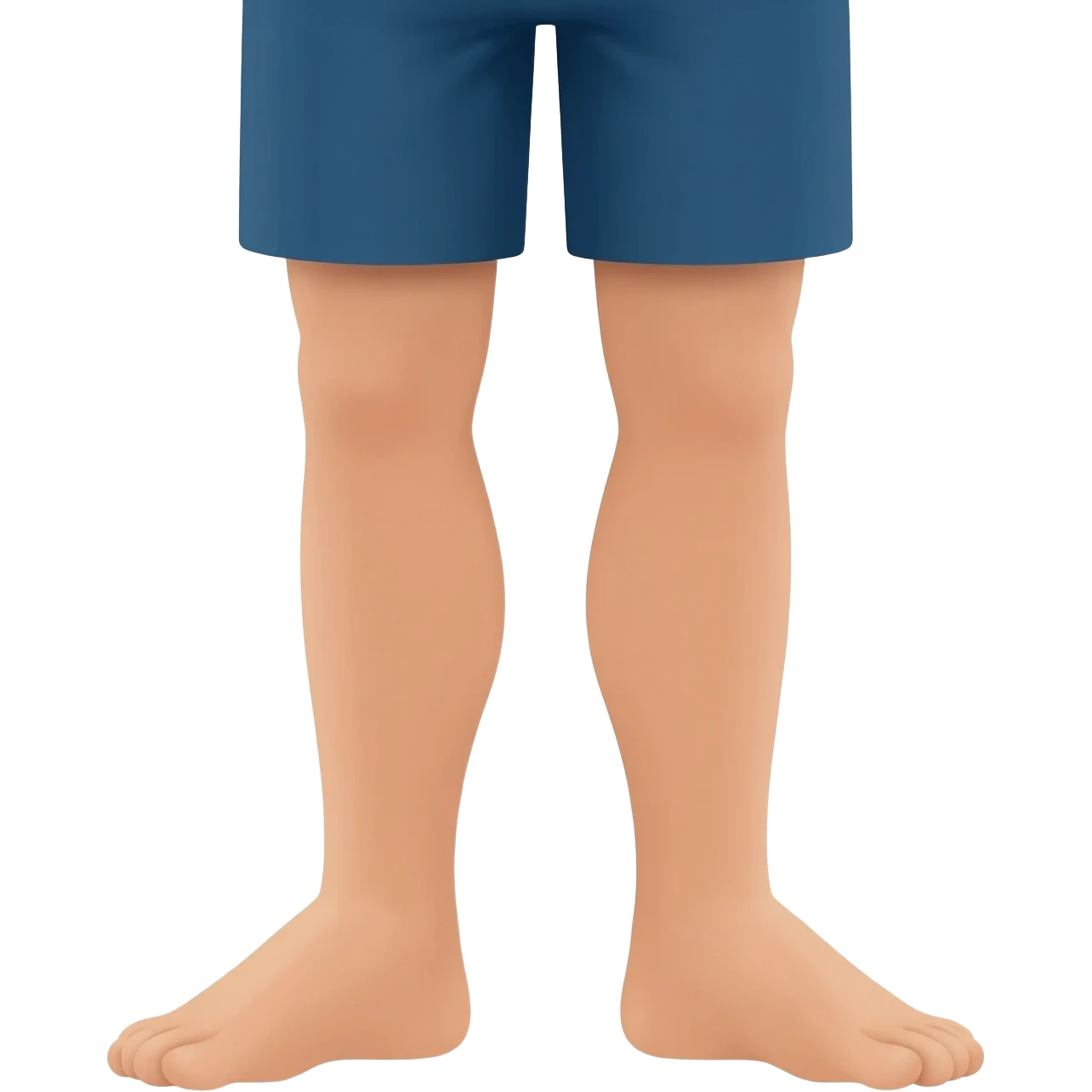 Representación de piernas de hombre emoji