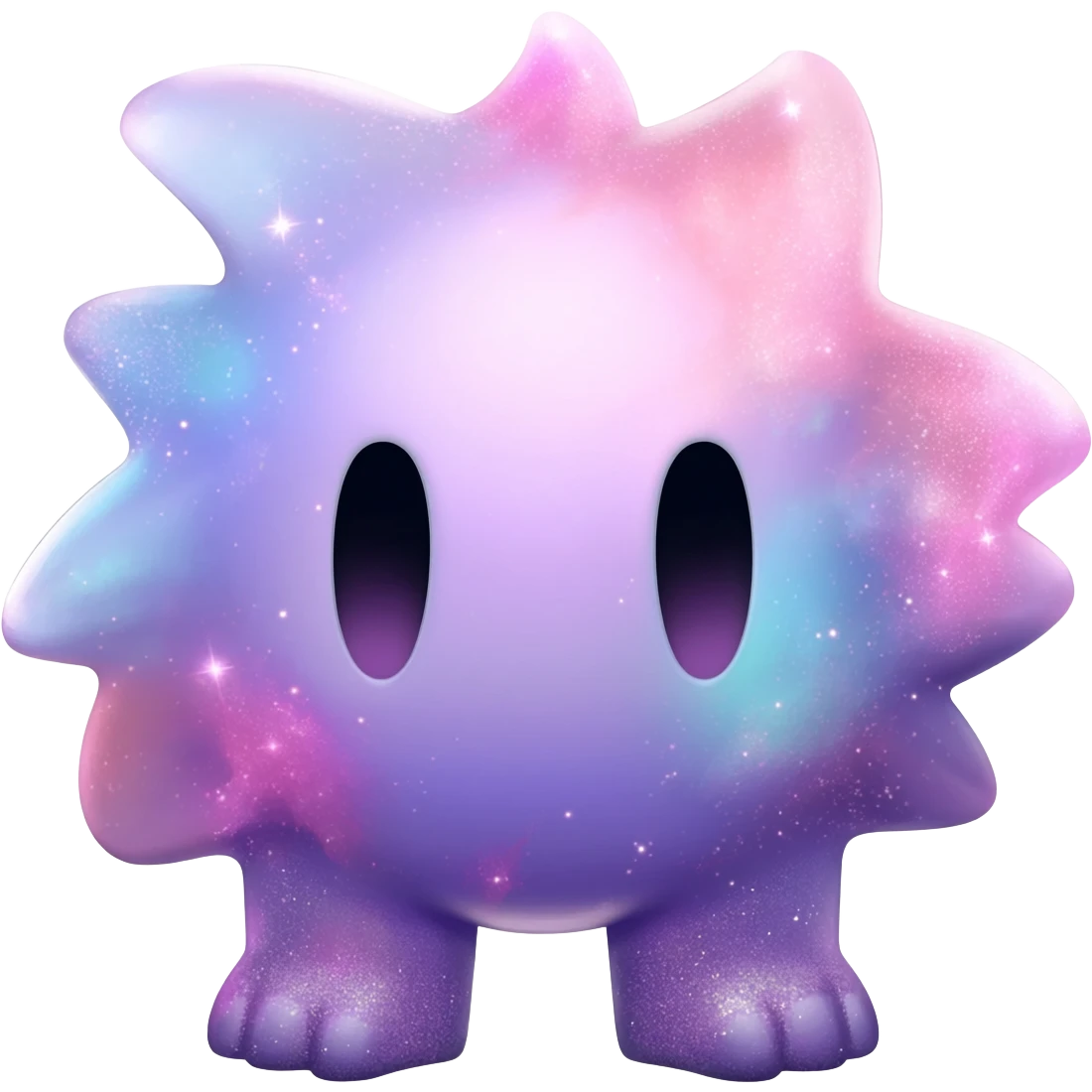 Pastel nebula glittery Randomly-colored sparkly exotic Fakémon-creature emoji