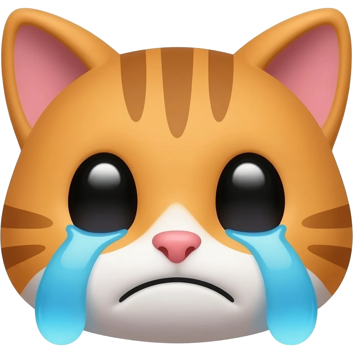 Create a cat crying emoji emoji