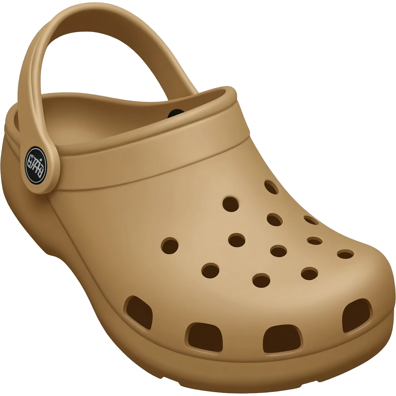 Tan Crocs emoji
