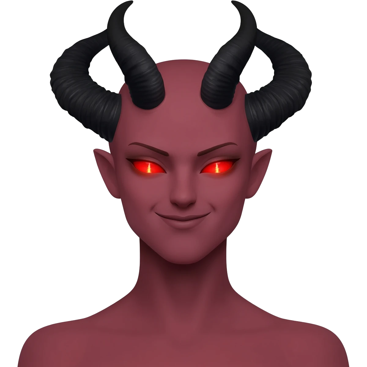 Prostitution horny horns slut incubus Cheater red eyes emoji