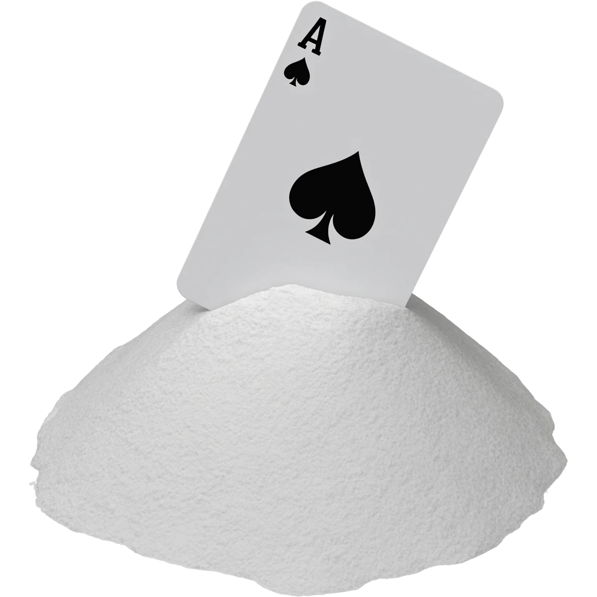 Powder with card on top emoji