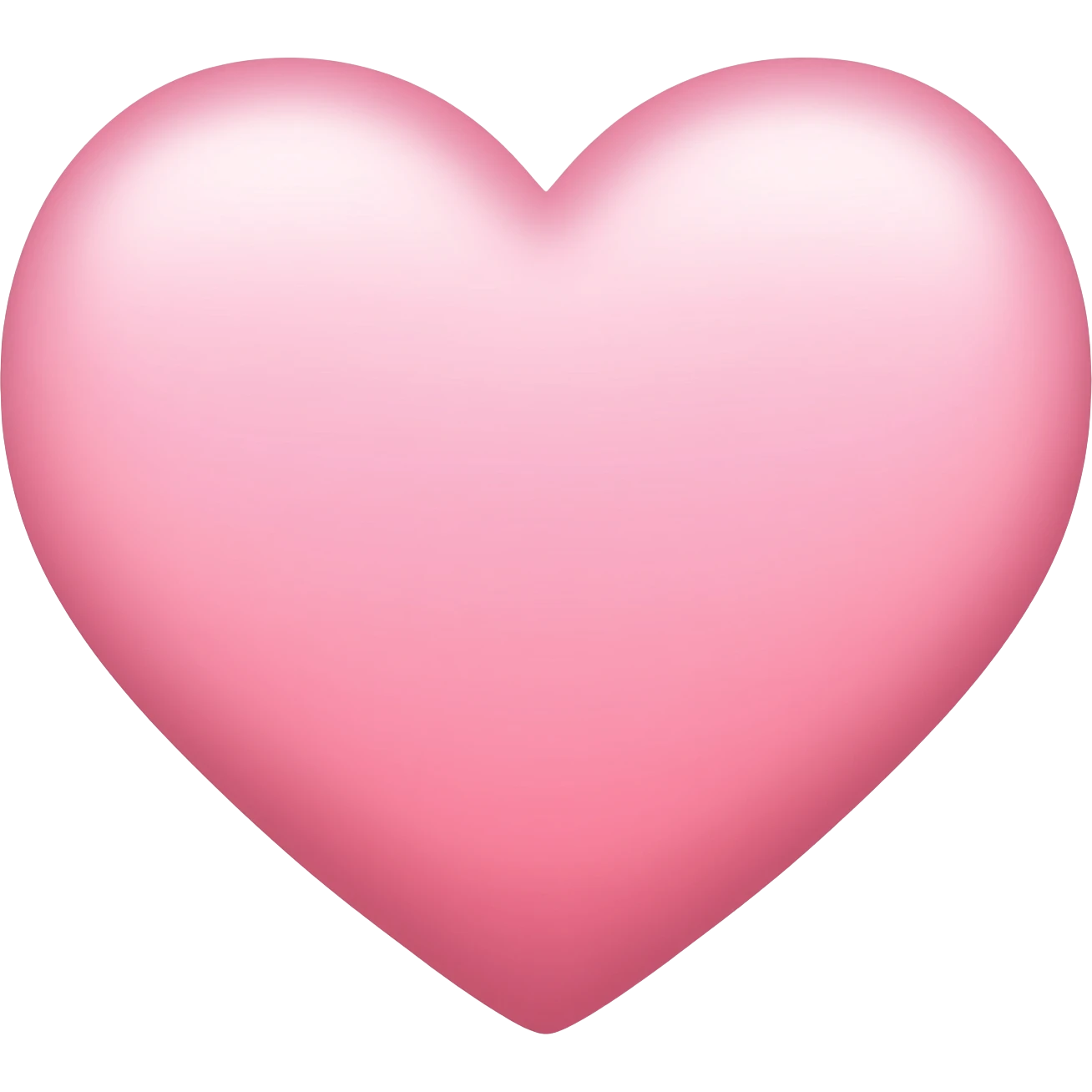 Light Pink heart emoji