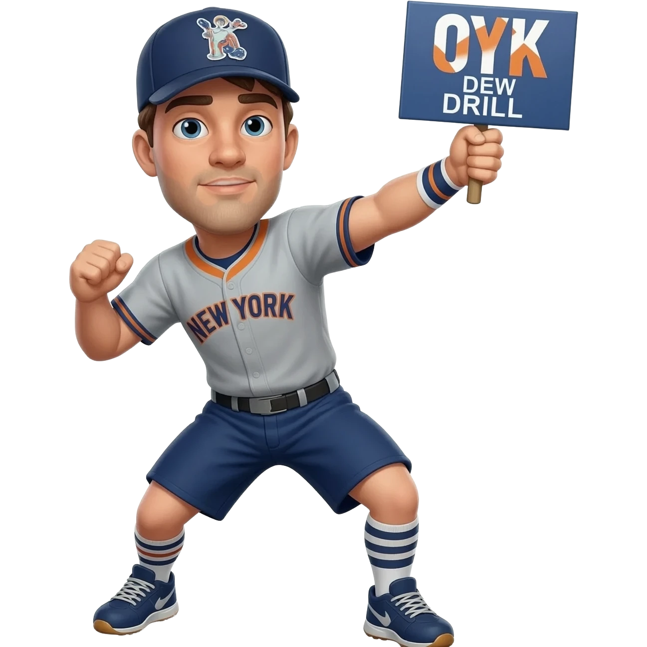 Emoji throwing OYK sign ny drill emoji