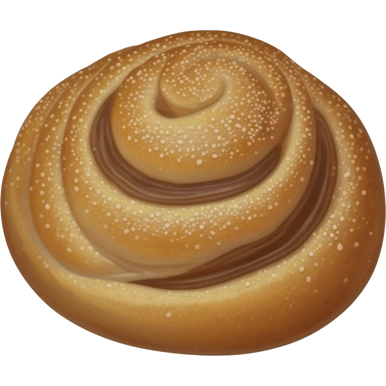 A slack emoji for the norwegian cinamon sweet bun. E.g a really good bun emoji