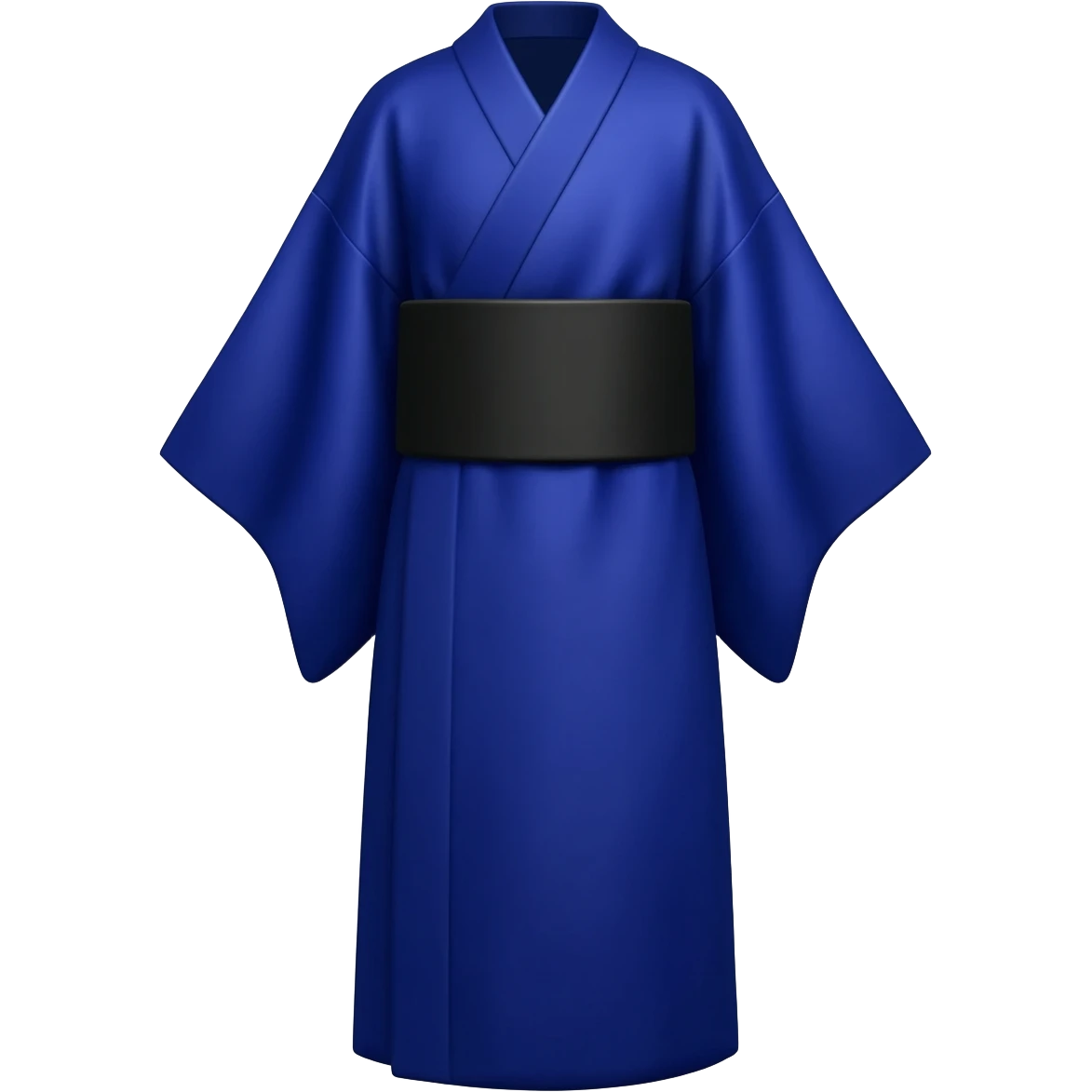 I said yukata (kimono) in Navy rich royal blue shade & No other color added. But in emoji please! emoji
