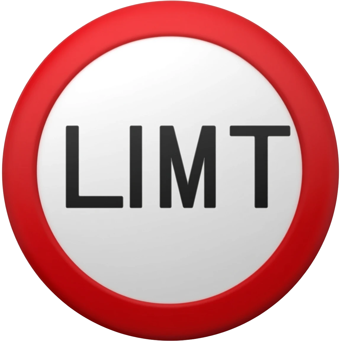 Speed Limit Sign emoji