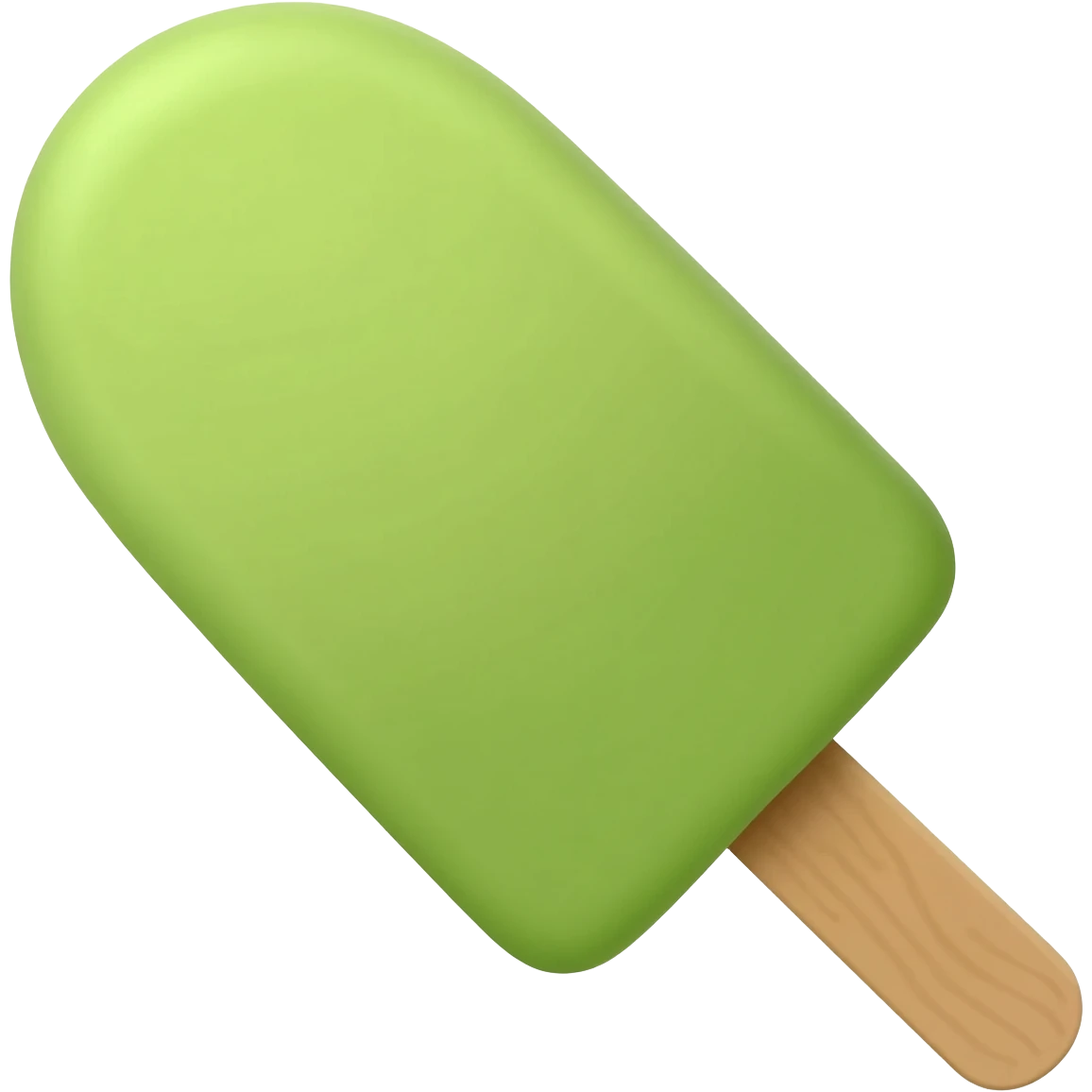 Picolé  de pistache emoji