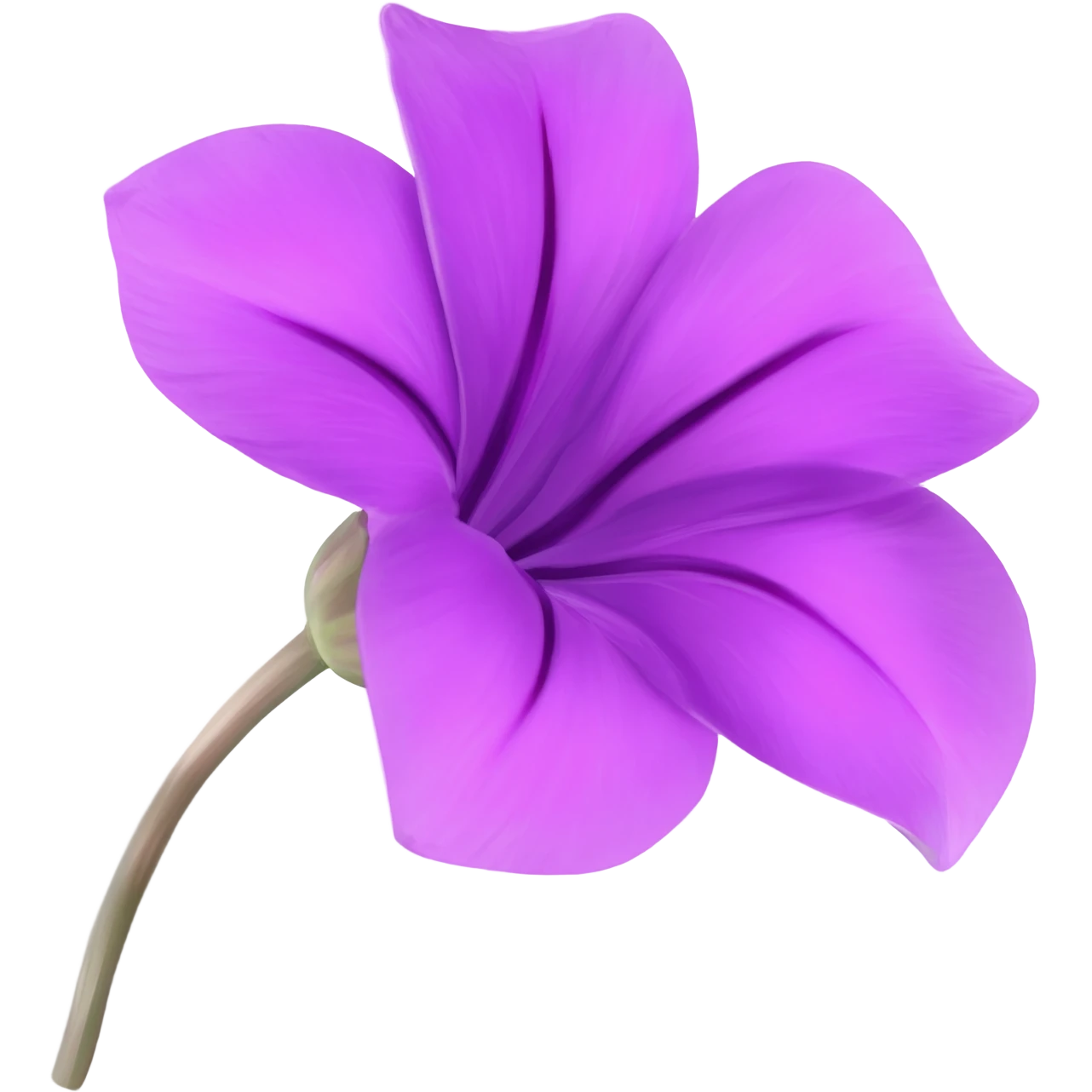Purple flower real emoji