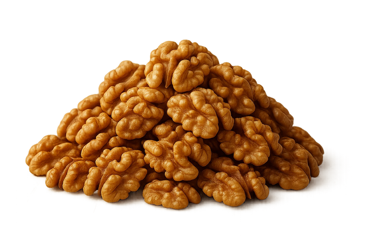 montagna di noci sbucciate, iperrealistici 4k emoji