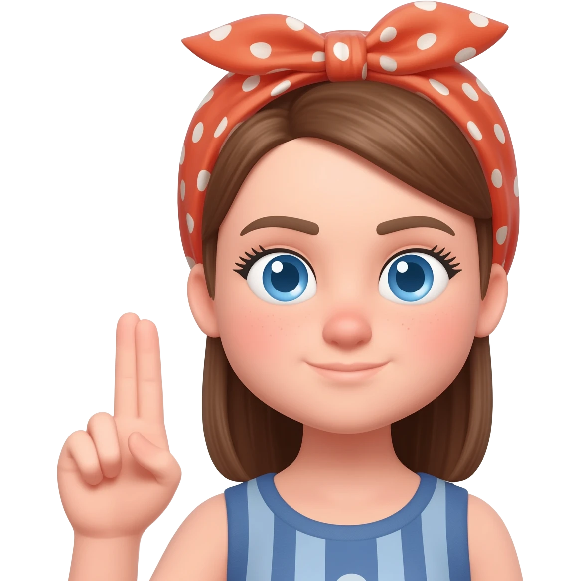 Девушка с платком на голове показывает жест «не знаю», «Без понятия» emoji