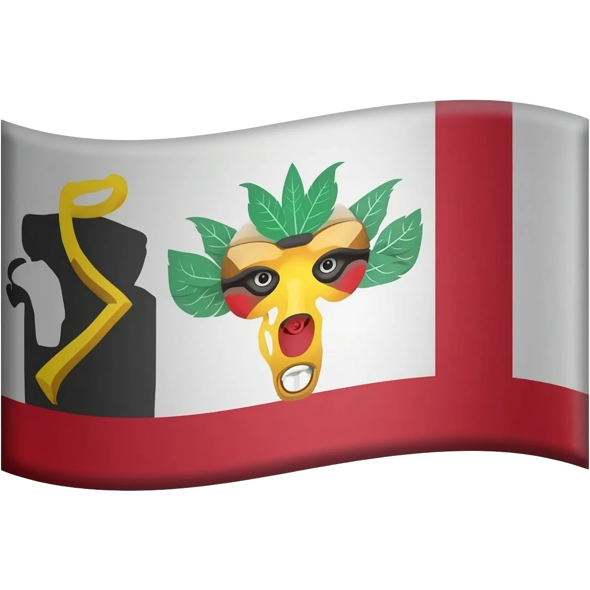 Lac Courte Orielles tribal flag emoji emoji