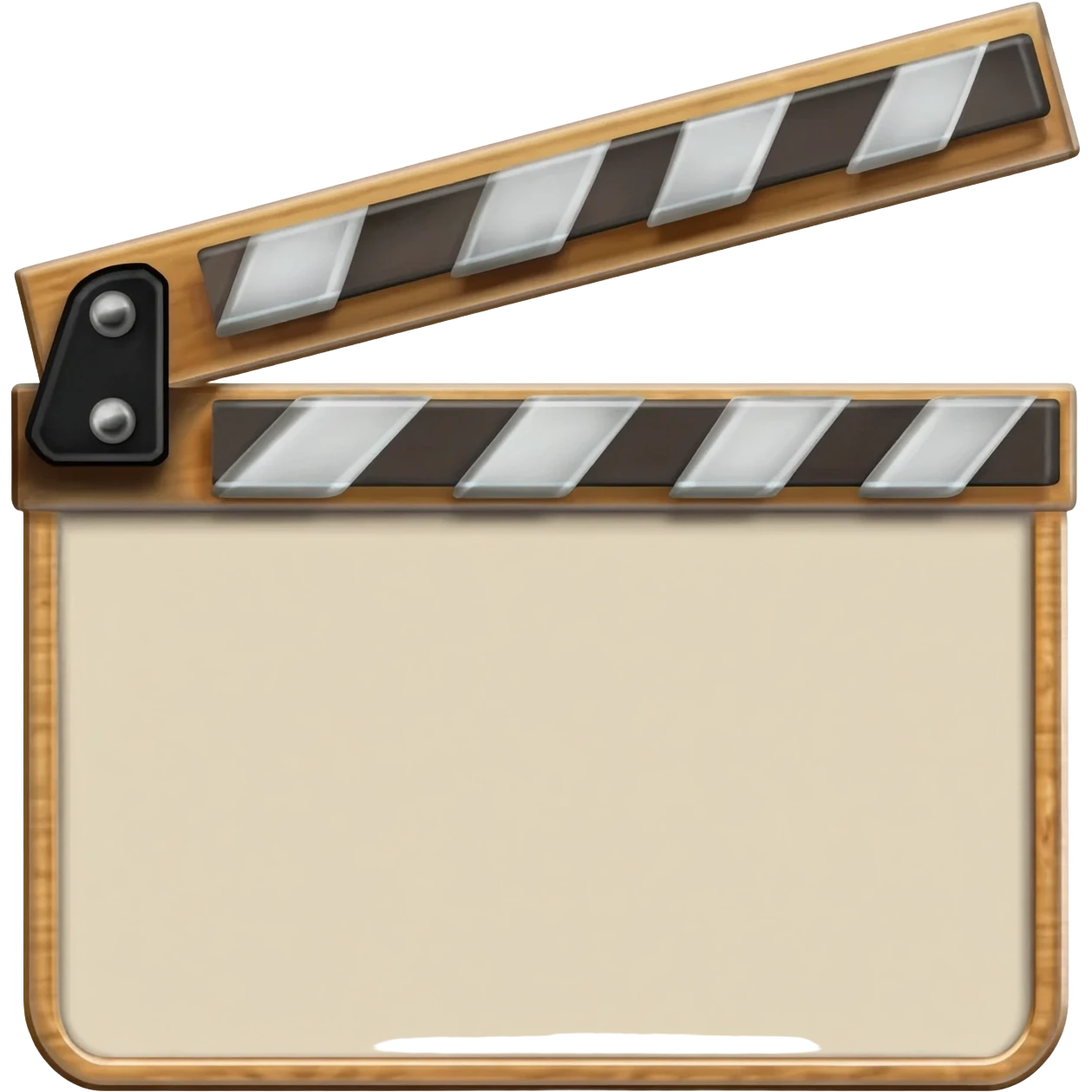 Beige Movie clapperboard emoji
