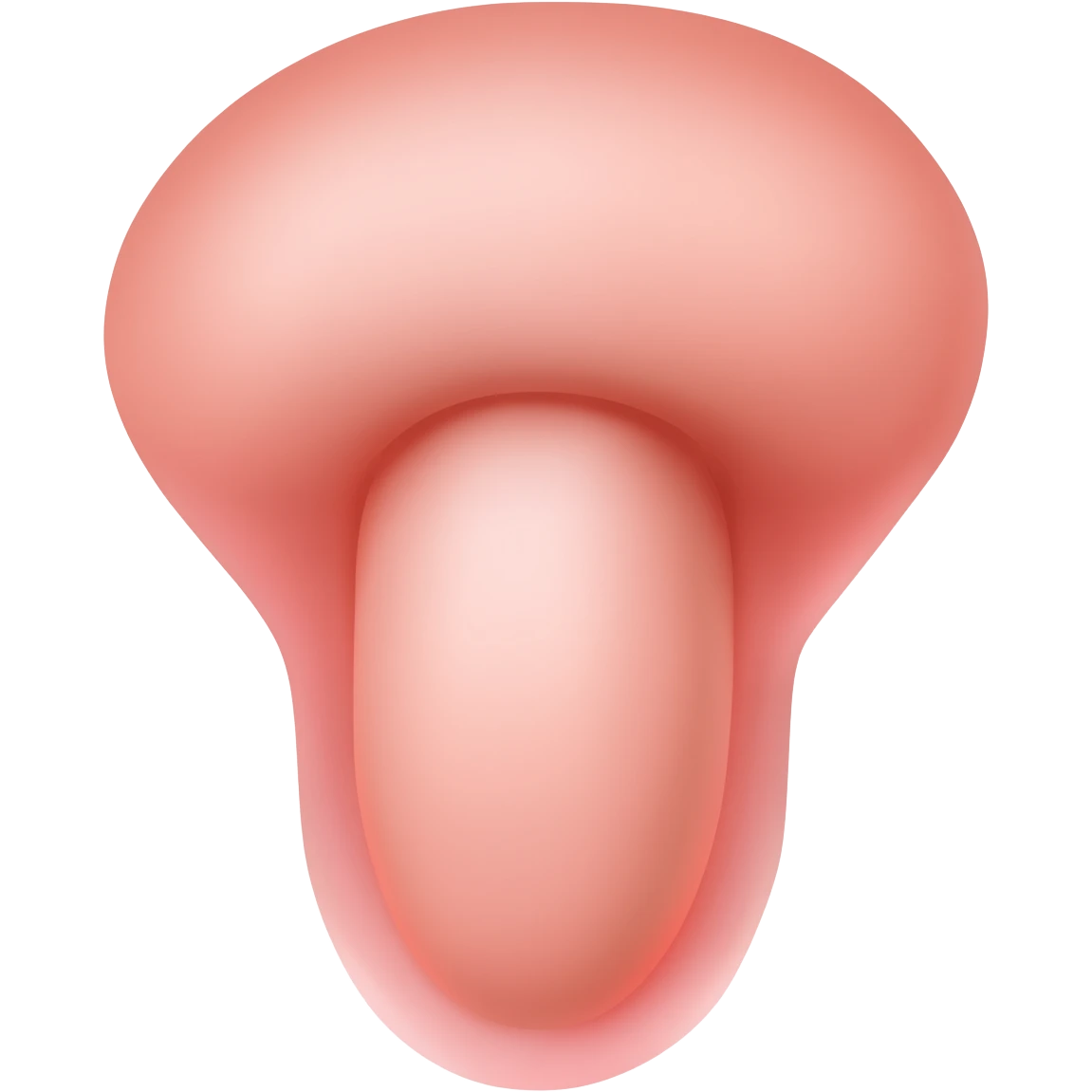 Pene grande y grueso piel blanca testiculos grandes y glande rosado emoji