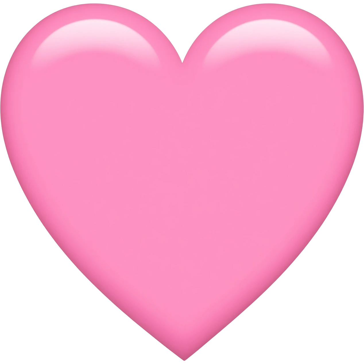 Baby pink heart emoji